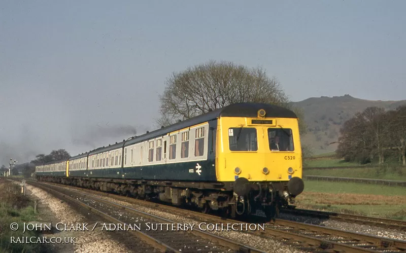 Class 120 DMU at Church Stretton