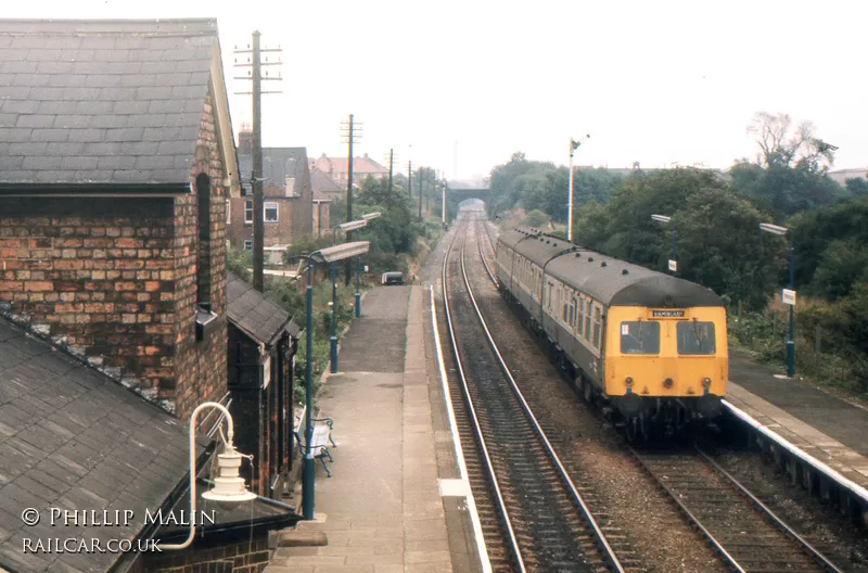 Class 120 DMU at Narborough