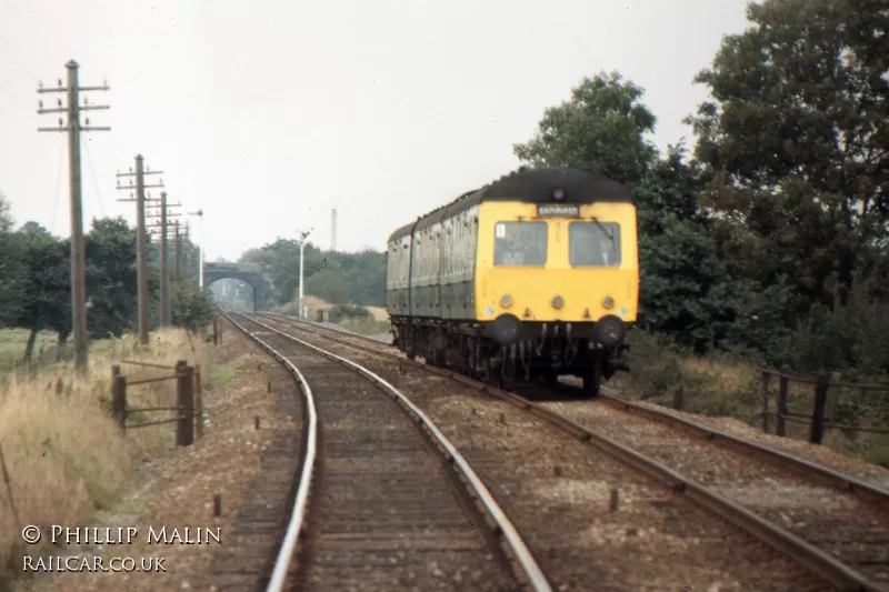 Class 120 DMU at Narborough