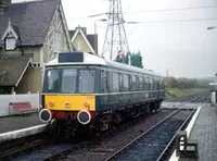 Class 121 DMU at Millbrook