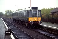 Class 121 DMU at Millbrook