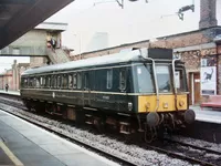 Class 121 DMU at Bletchley