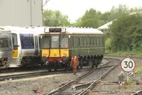 Class 121 DMU at Aylesbury depot