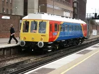 Class 121 DMU at Woking