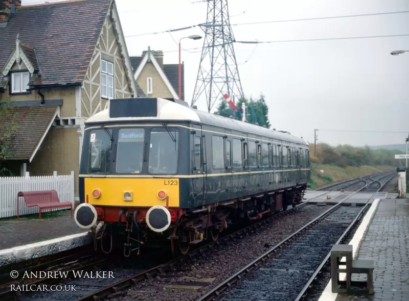 Class 121 DMU at Millbrook