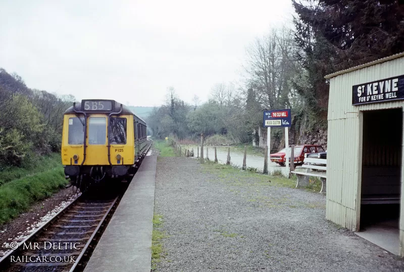 Class 121 DMU at St Keyne