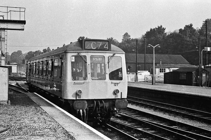 Class 121 DMU at Exeter St Davids