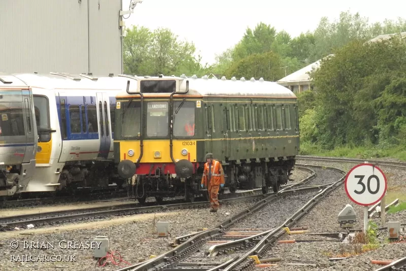 Class 121 DMU at Aylesbury depot