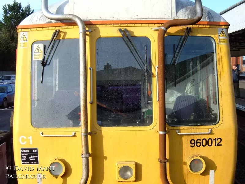 Detail of a Class 121 DMU