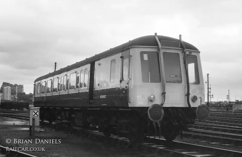 Class 122 DMU at Dundee depot