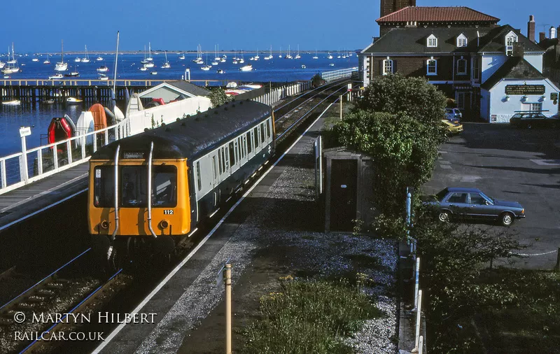 Class 122 DMU at Starcross