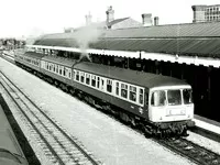 Class 124 DMU at Doncaster