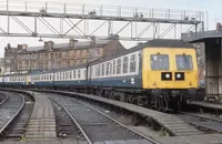 Class 126 DMU at Kyle Street Sidings, Ayr