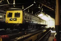 Class 126 DMU at Ayr depot