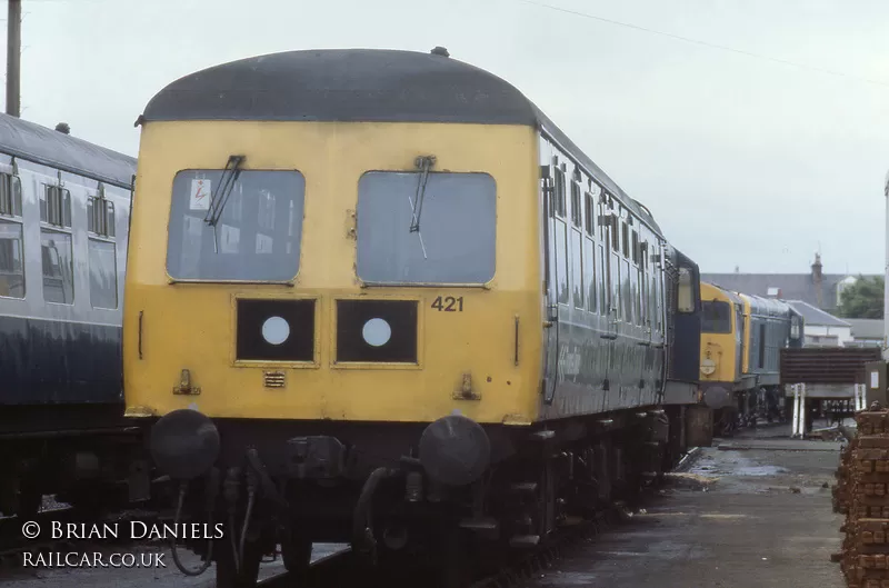 Class 126 DMU at Ayr depot