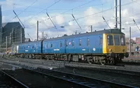 Class 127 DMU at Croft Street Sidings, Preston