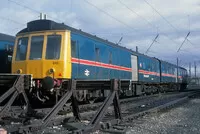 Class 127 DMU at Croft Street Sidings, Preston