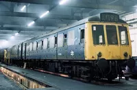 Class 127 DMU at Newton Heath depot