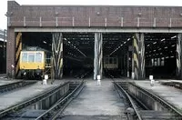 Class 127 DMU at Longsight depot