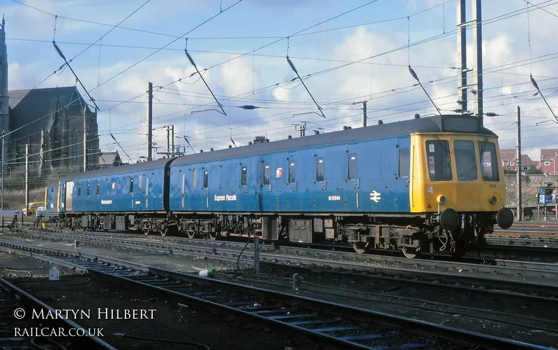 Class 127 DMU at Croft Street Sidings, Preston