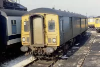 Class 128 DMU at Chester depot
