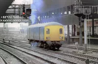 Class 128 DMU at Manchester Victoria