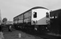 Class 128 DMU at Chester depot