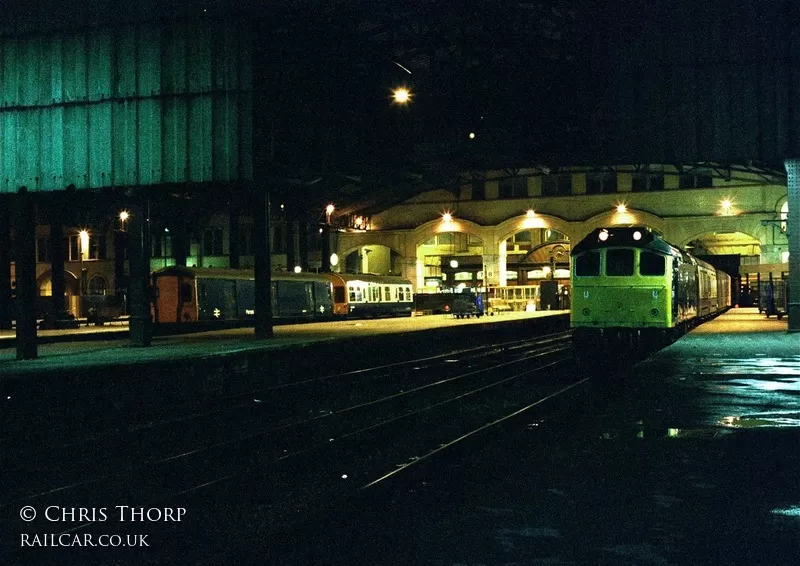 Class 128 DMU at Manchester Victoria