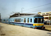 Class 100 DMU at Doncaster