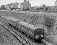 Class 100 DMU at Lichfield