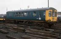 Class 100 DMU at Norwich depot