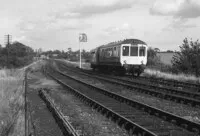 Class 100 DMU at Saxmundham