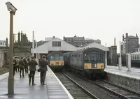 Class 100 DMU at Lowestoft