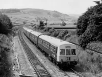 Class 101 DMU at Kildwick and Crosshill