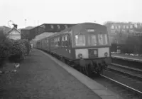 Class 101 DMU at North Queensferry