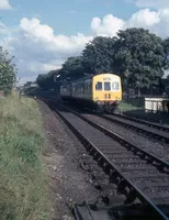 Class 101 DMU at Alloa West Junction