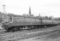 Class 101 DMU at Dundee depot