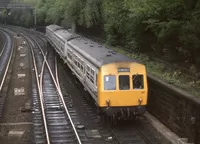 Class 101 DMU at Princes Street Gardens