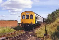 Class 101 DMU at Dewars Siding, Perth