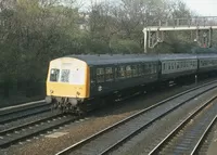 Class 101 DMU at Princes Street Gardens