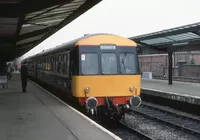 Class 101 DMU at Shrewsbury