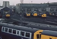 Class 101 DMU at Eastfield Depot