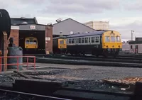 Class 101 DMU at Haymarket depot