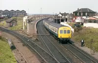 Class 101 DMU at Newton-on-Ayr