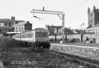 Class 101 DMU at Colchester St Botolphs