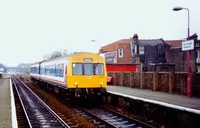 Class 101 DMU at Harringay Stadium