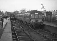 Class 101 DMU at Corstorphine