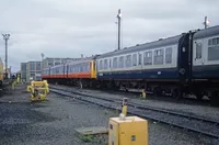 Class 101 DMU at Haymarket depot