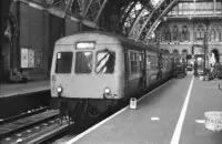 Class 101 DMU at St Pancras