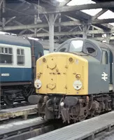 Class 101 DMU at Llandudno Junction carriage shed